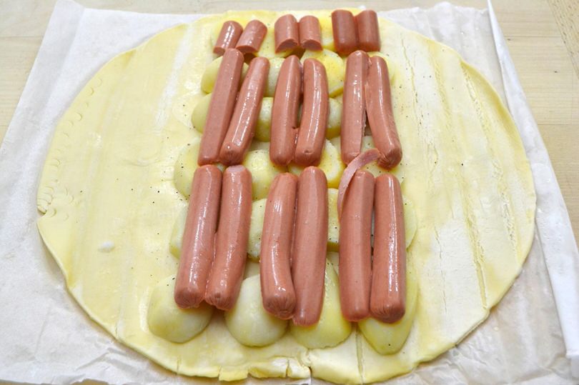 2 aggiungere wurstel