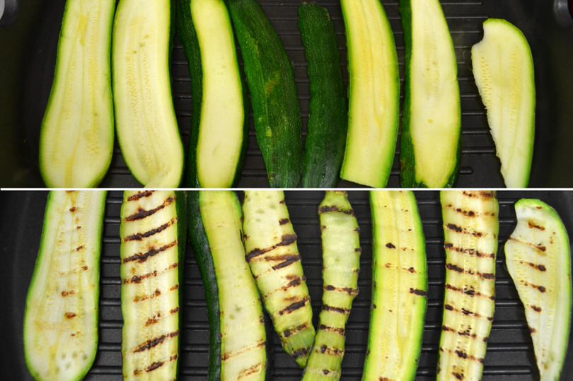2 grigliare zucchine