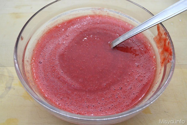 20 mousse fragole