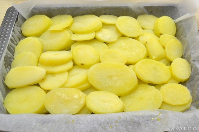 3 sistemare in una teglia