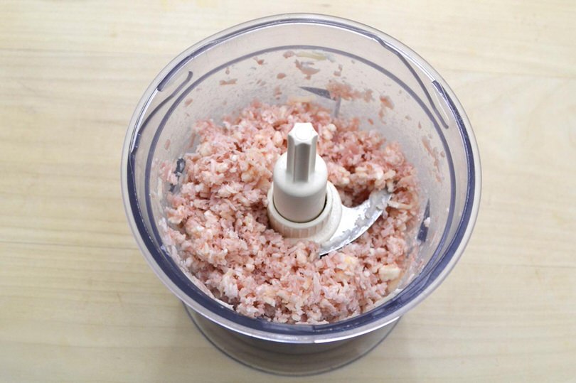 3 tritare prosciutto