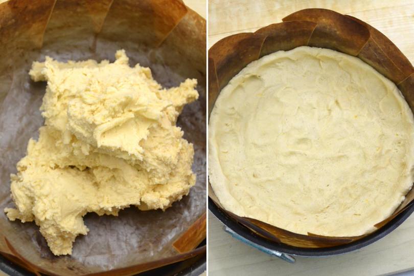 3 versare in uno stampo per torte