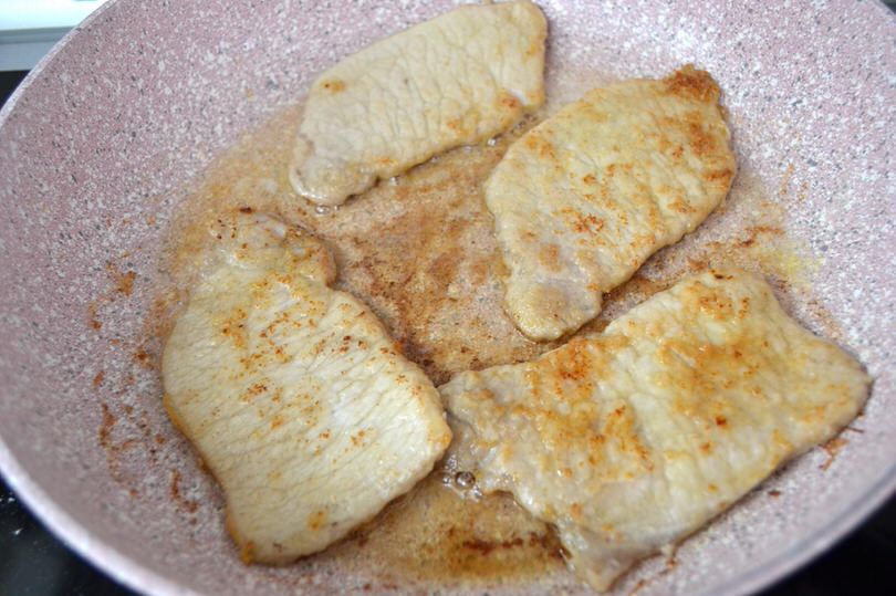 4 cuocere scaloppine