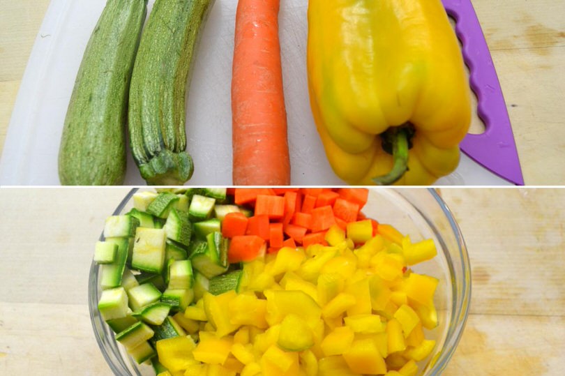4 tagliare verdure