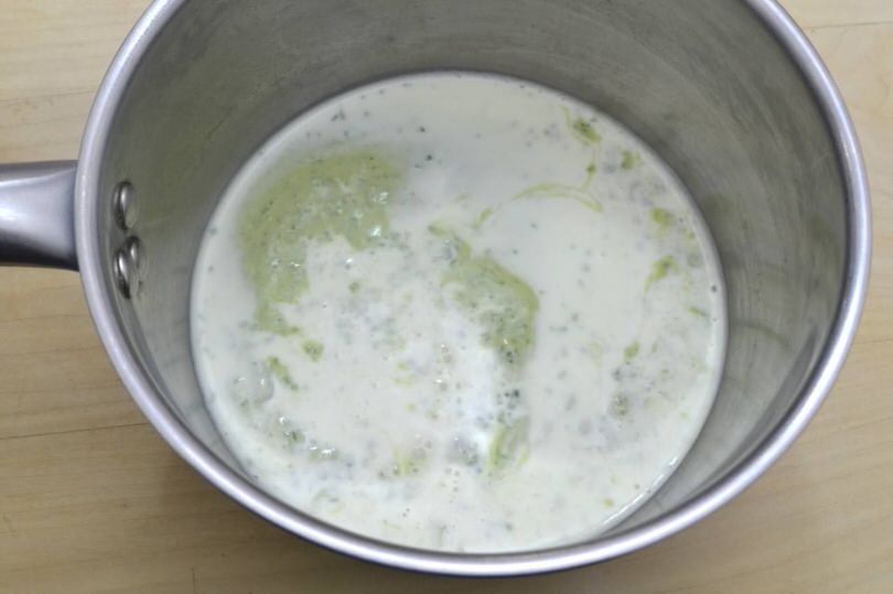 4 versare nel pentolino