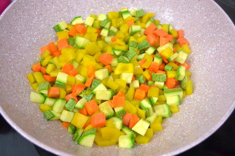 5 verdure in padella