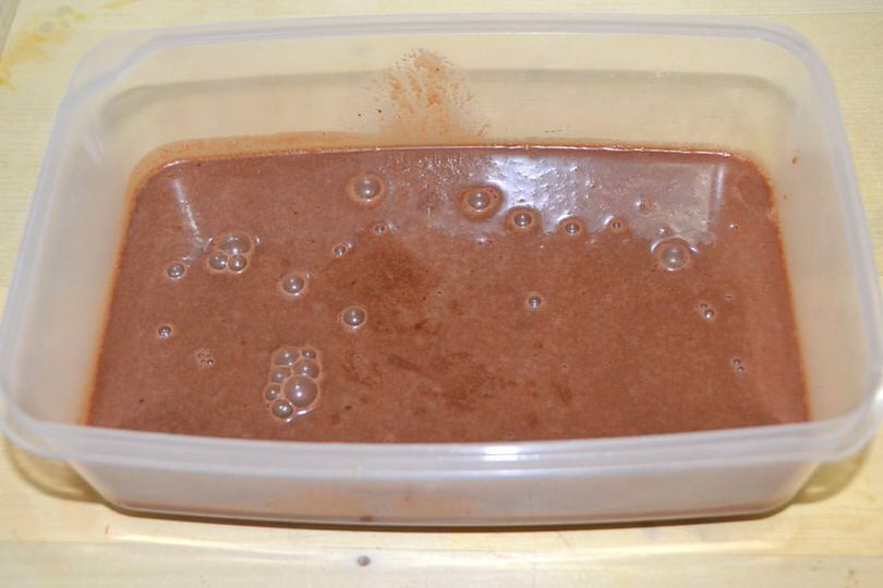 5 versare nella vaschetta