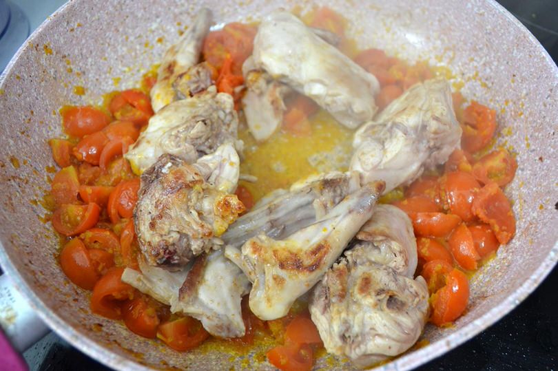 8 aggiungere coniglio