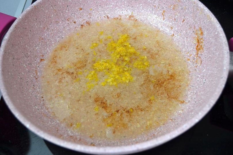 8 aggiungere limone in padella