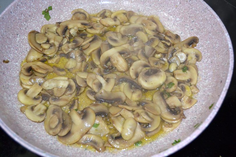 8 cuocere funghi