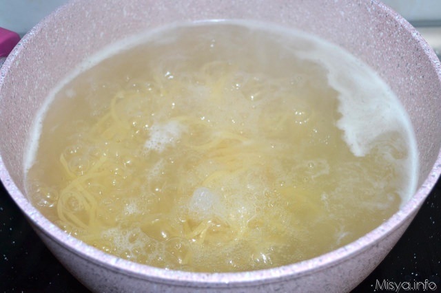 9 cuocere spaghetti