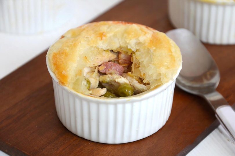 Pie di pollo in cocotte