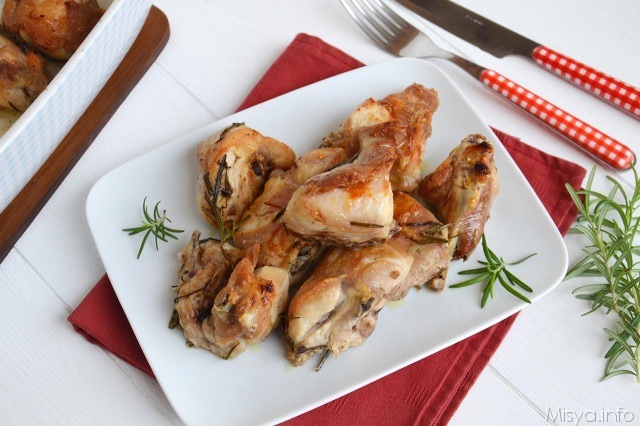 Coniglio al forno