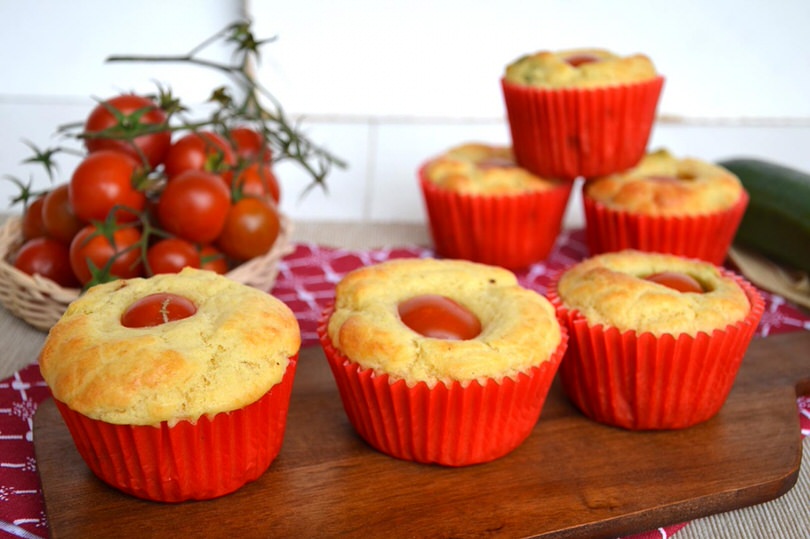 muffin con pomodorino