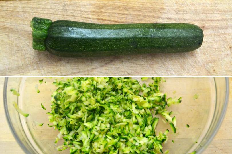 1 grattugiare zucchine