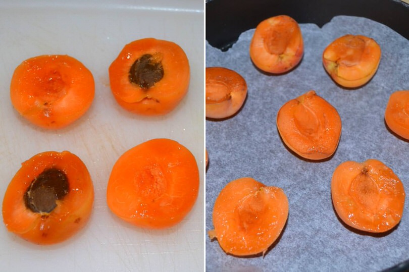 1 tagliare albicocche