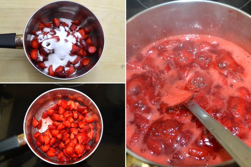 2 fragole e zucchero