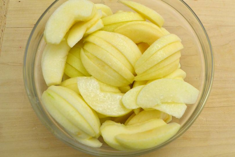 2 mele e succo di limone