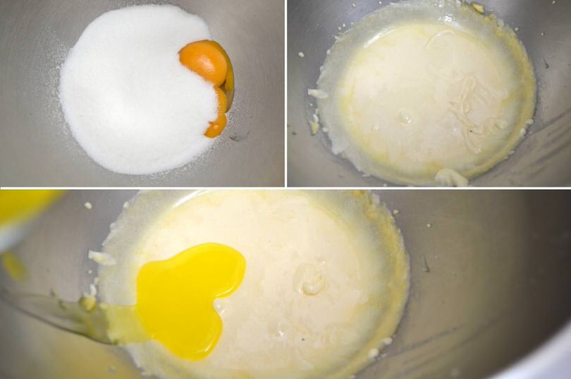3 tuorli zucchero burro