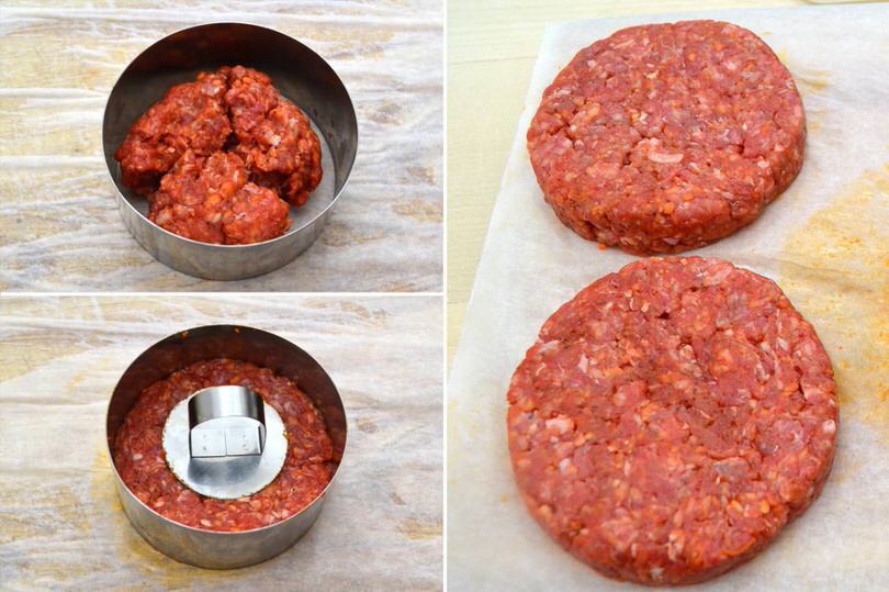 4 formare hamburger