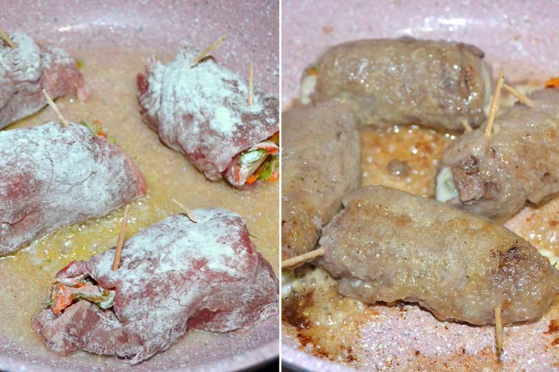 5 cuocere fettine in padella