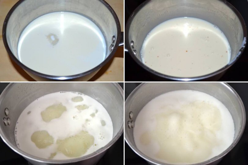 7 latte zucchero panna