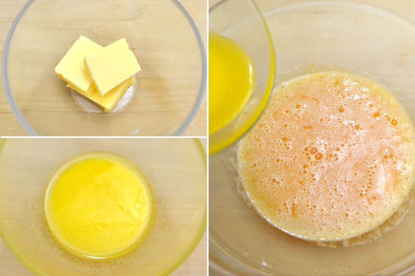 aggiungere burro fuso