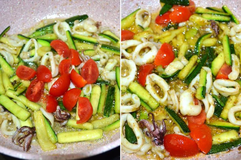 aggiungere pomodorini