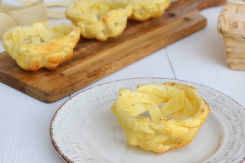 Cestini Di Pasta Sfoglia Ricetta Cestini Di Pasta Sfoglia Di Misya