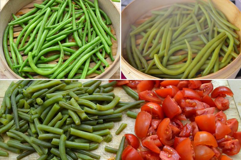 fagiolini e pomodorini