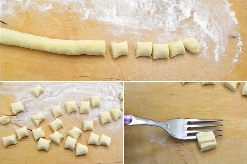 formare gnocchi
