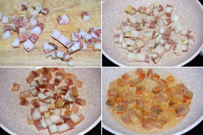 guanciale a dadini