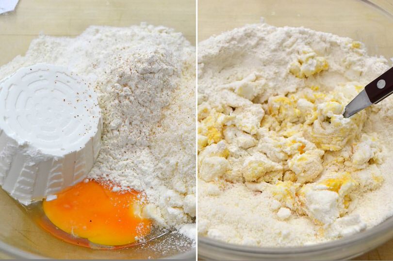 impastare ricotta