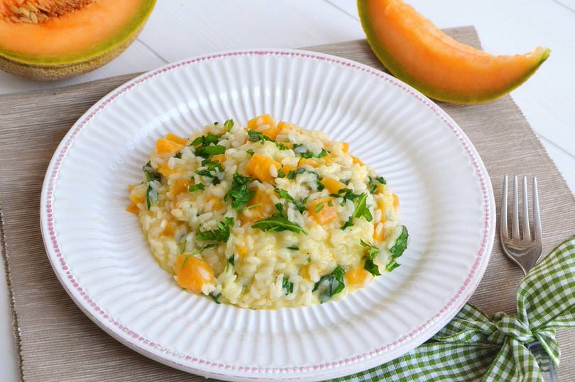 risotto melone rucola