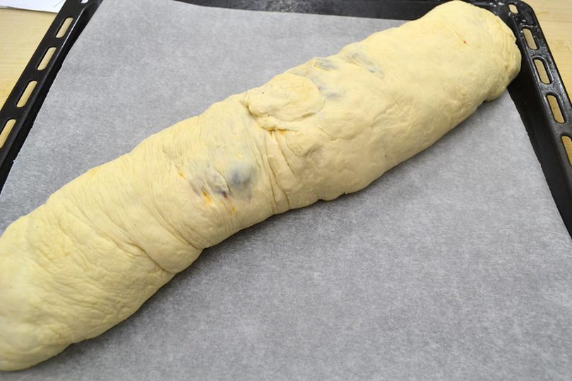 sistemare su una teglia