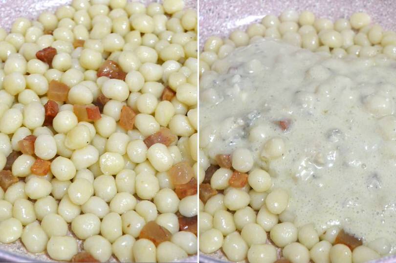 unire gli gnocchettin