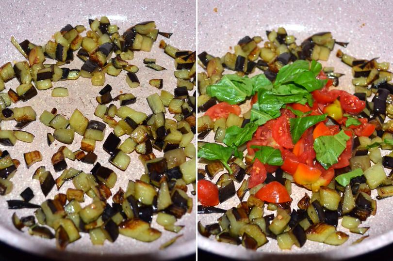 2 aggiungere pomodorini