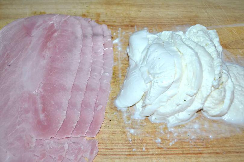 2 prosciutto e mozzarella