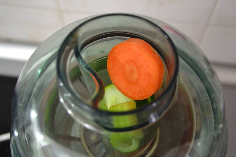 2 verdure nella centrifuga