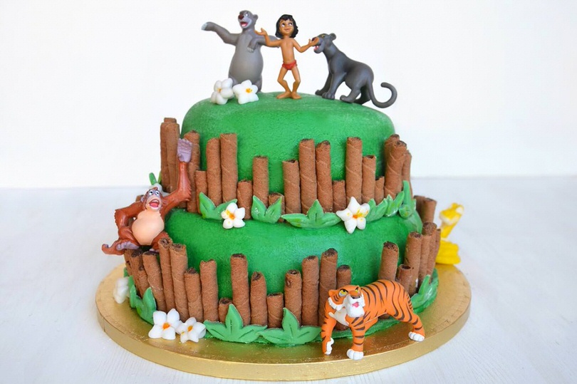 Torta libro della giungla