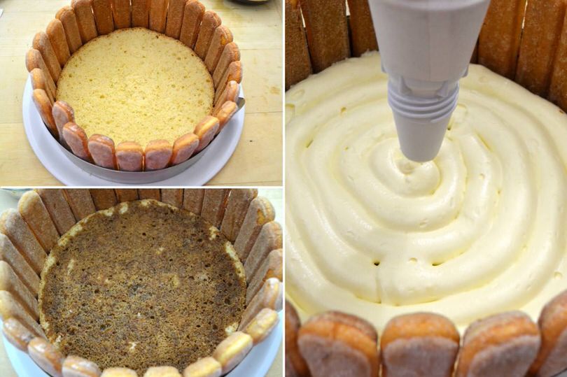 4 bagnare e farcire il primo strato