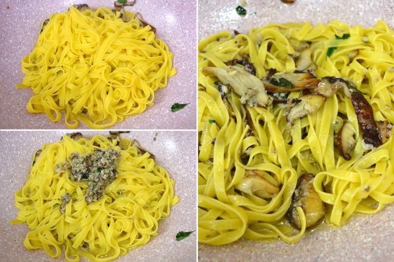 Pasta di lenticchie con i funghi - Ricetta di Misya