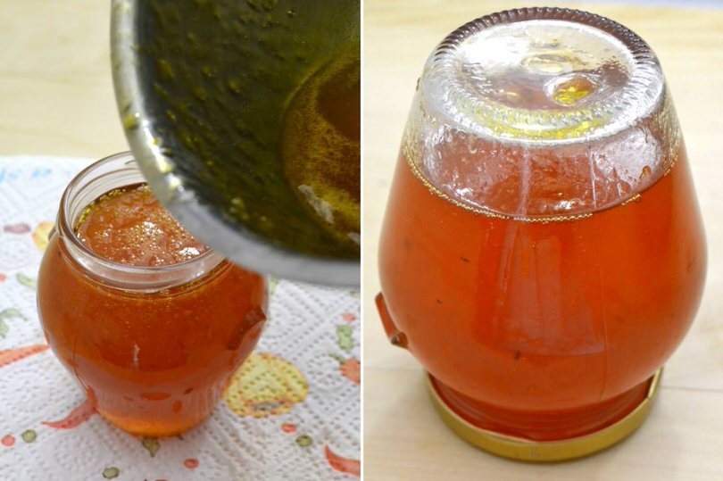 4 versare nel vasetto