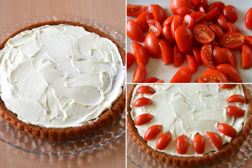 7 farcire con formaggio e pomodorini