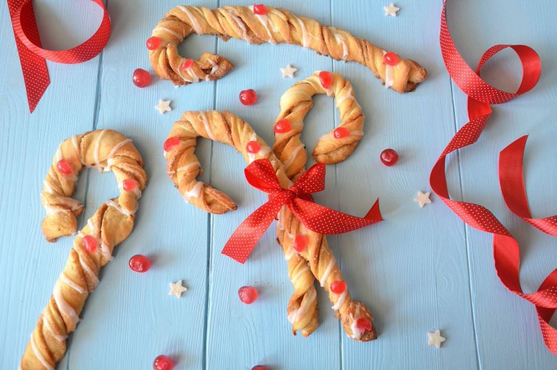 Candy Natale Tappeto Cannella Candy Cane 