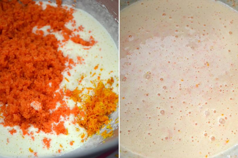 3 aggiungere carote e arance