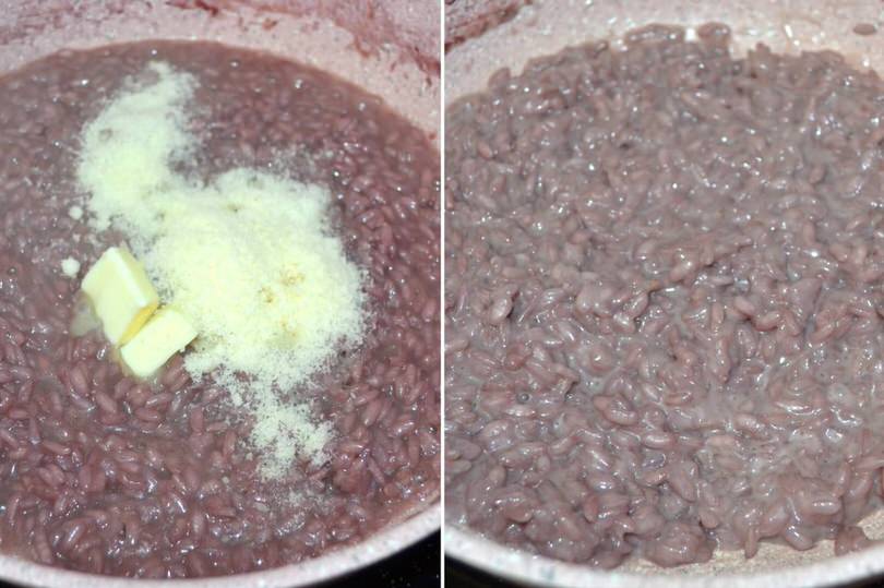 3 mantecare risotto
