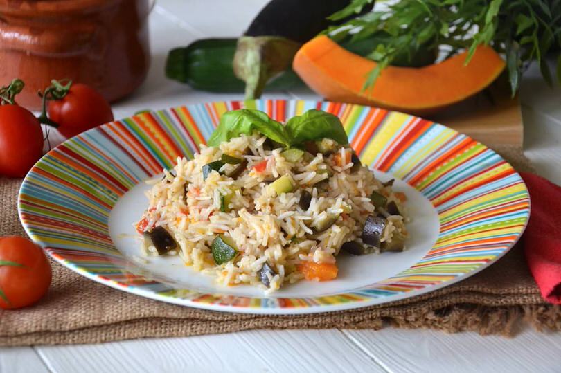 Risotto alle verdure - Ricetta Risotto alle verdure di Misya