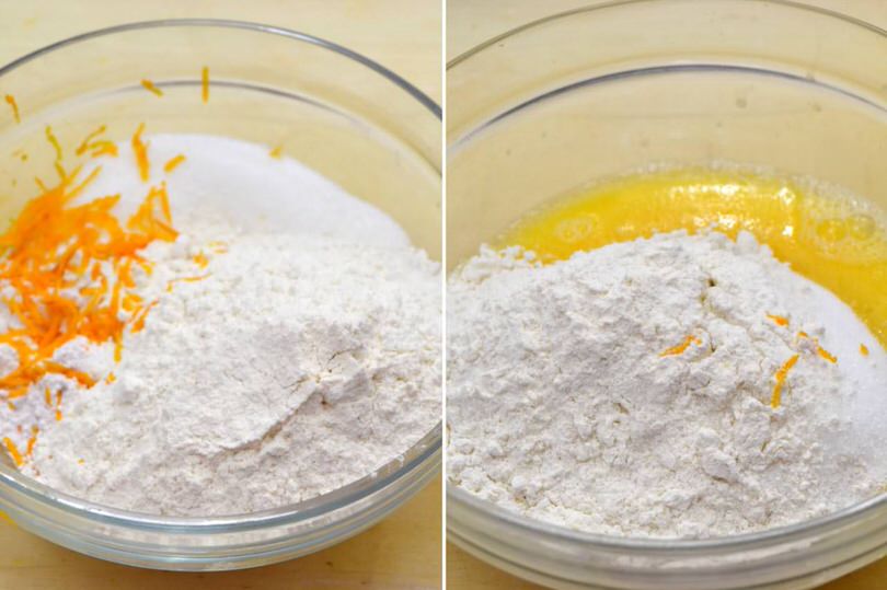 2 aggiungere faina zucchero