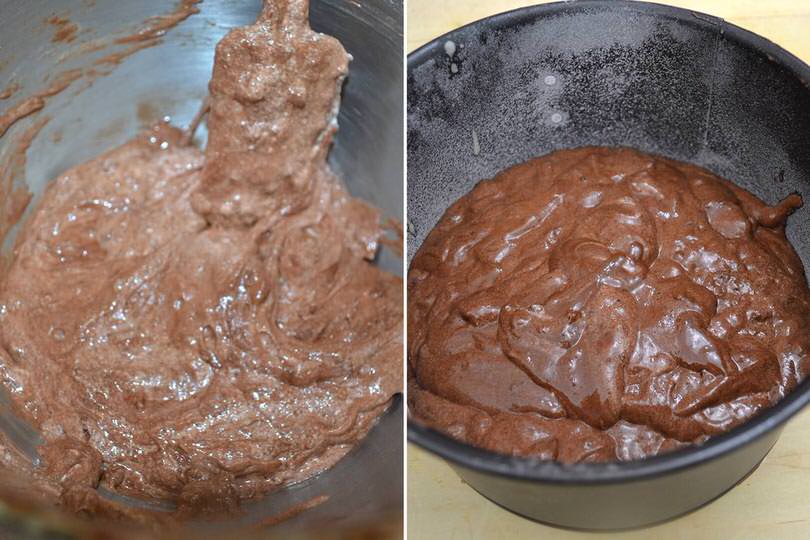 4 versare nello stampo